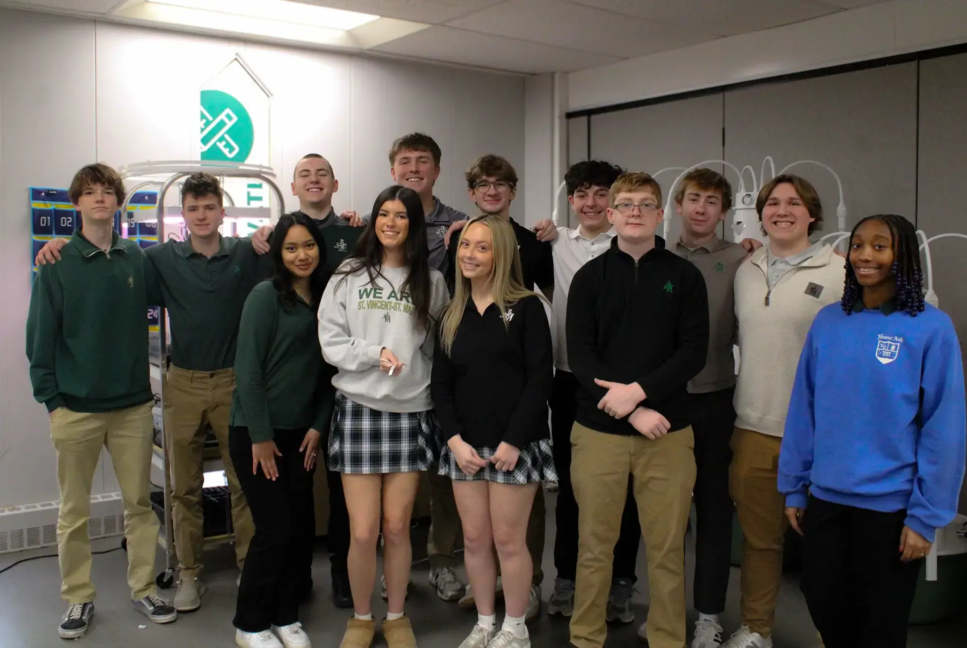 STVM students on a STEAM school trip.