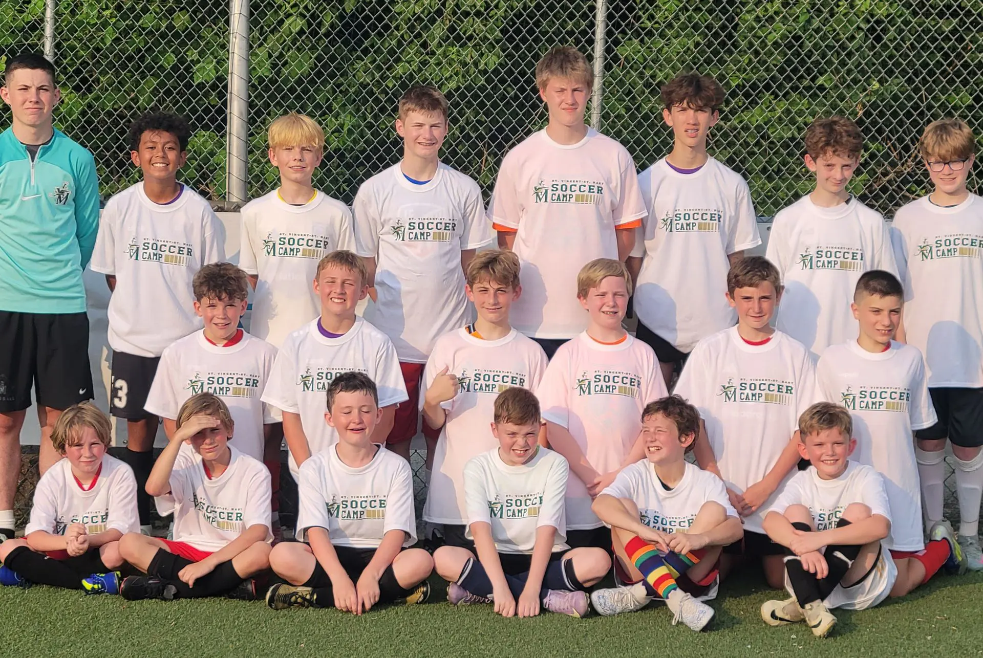 St Vincent St Mary High School Soccer Team.